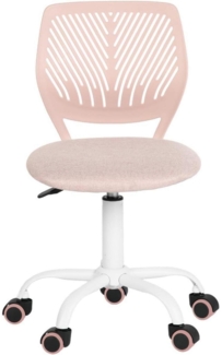 Ergonomischer Schreibtischstuhl Leinenstoff höhenverstellbar Bürostuhl Kinder