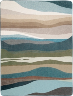 Wohndecke Wohndecke Iceland Horizon mit geketteltem Zierstich, Biederlack, Made in Germany