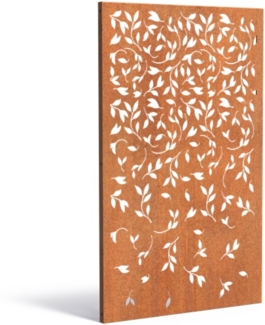 Adezz Paneel Nature CPN11 Cortenstahl 110x180 cm Gartenpaneel Sichtschutz Paneel Deko Wand