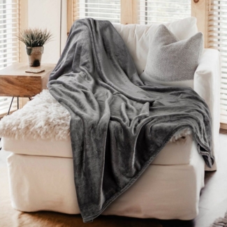 Devior Tagesdecke Cashmere-Kuscheldecke Wohndecke Tagesdecke Bettüberwurf Sofaüberwurf Bett Sofa Tages Decken