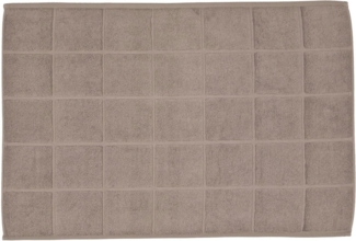 ROSS Hotelmatte Unifond, Höhe 10 mm, beidseitig nutzbar, fußbodenheizungsgeeignet, schnell trocknend, Baumwolle, rechteckig, besonders weich, Badezimmerteppich, uni