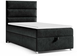 Best for Home Boxspringbett mit Bettkasten Trinity K-4 SINGLE Bonellfederkern inkl. 7 cm Topper (70x200 80x200 90x200 100x200 cm), verschiedene Liefermöglichkeiten, TOP Preis-Leistungs-Verhältnis