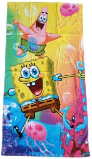 Spongebob Schwammkopf und Patrick Handtuch Badetuch 70 x 140 cm