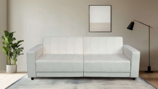 Dorel Home 3-Sitzer Allie II Schlafsofa 225 cm, Bett-Funktion (108/190cm), Rückenlehne 2-teilig, mit Steppung