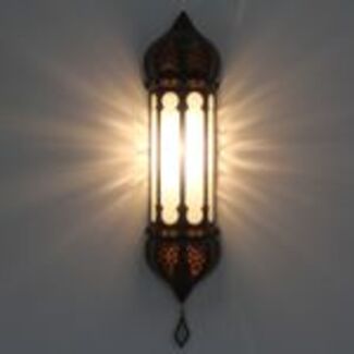 Marokkanische Wandlampe Ruya Weiß