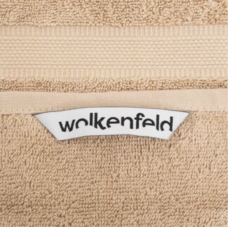 Wolkenfeld Handtuch Set Premium Low-Twist Baumwolle 550 g/m² – 8-teilig mit Waschlappen, Frottier (8-St), 2 Badetücher, 2 Handtücher groß & 4 Waschlappen