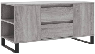 Couchtisch, Sofatisch Grau Sonoma 102 x 44,5 x 50 cm Holzwerkstoff