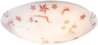 Kinder Deckenlampe, Einhorn, rosa-weiß, 40 cm