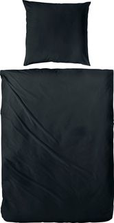 Primera Bettwäsche Uni Luxus-Satin in Gr. 135x200, 155x220 oder 200x200 cm, Satin, 3 teilig, Bettwäsche aus Baumwolle, unifarbene Bettwäsche mit Reißverschluss