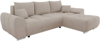 Ecksofa Lonkor mit Bettkasten und Schlaffunktion (Farbe: Velo 623)