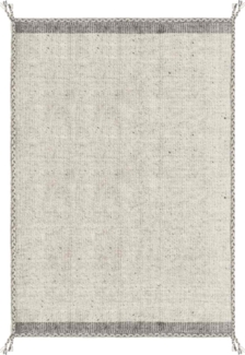 Teppich Chathu aus Baumwolle Beige, 160x230 cm