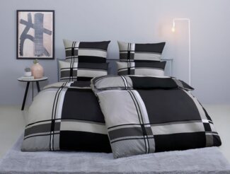 my home Bettwäsche NINA, in verschiedenen Qualitäten, Microfaser, 2 teilig, in den Größen: 135x200 oder 155x220 cm