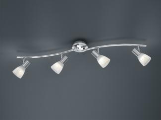 Kunstvoller 24 Watt LED Strahler in Nickel matt