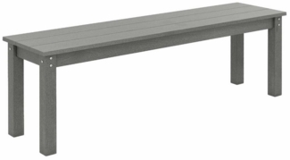 COSTWAY Gartenbank, 140cm für 2-3 Personen, Sitzbank HDPE wetterfest, 340kg