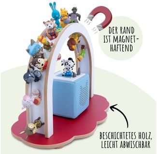 Holzura Kinderregal Das neue Tonie-Standregal – liebevoll gestaltet & praktisch zugleich