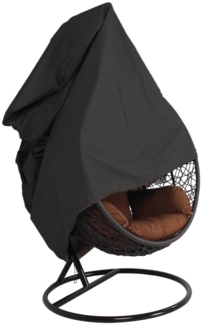 HOME DELUXE Regenabdeckung für Hängesessel PRO L, Polyester braun, 175 x 200 cm