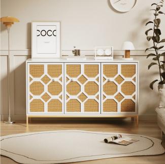 BlingBin Sideboard Wohnzimmerschrank (120*40*71,5cm), inklusive verstellbarer Einlegeböden