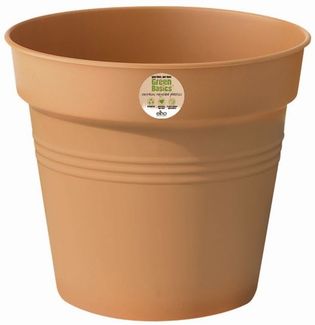 Elho Pflanztopf Green Basics Ø 24 x 21 cm terracotta