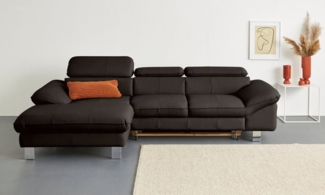 COTTA Ecksofa Driver L-Form, mit Kopfteilverstellung, wahlweise mit Bettfunktion & Bettkasten