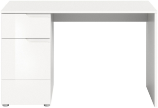 INOSIGN Schreibtisch CAPRI, 1 Schubkasten & 1Tür inkl. eingefasster Griffmulde, Computertisch, Home-Office-Tisch, Bürotisch, Office Desk