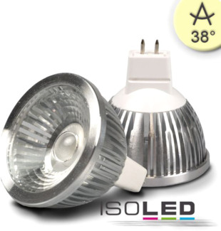 ISOLED MR16 LED Strahler 5,5W COB, 38°, warmweiß, dimmbar