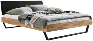 Hasena Trento Sariano Massivholzbett 180x200 Kernbuche natur, geölt 20