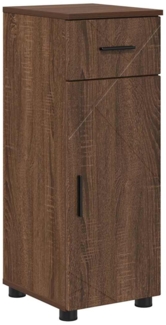 vidaXL Badezimmer Schrank mit Tür Braun Eichen-Optik 30 x 35 x 80 cm 883331