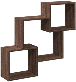 vidaXL Wandschrank 78x18x71 cm Eichen-Optik Holzwerkstoff 854811