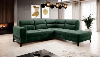 Wohnideebilder Cassara Dunkelgrün Ecksofas & Eckcouches CO-CAS-RT-35LO