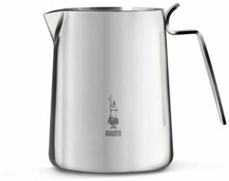 BIALETTI Milchkanne Bricco, 0,75 l, Edelstahl 18/10, zum Erwärmen, Kochen und Aufschäumen