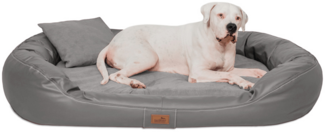 LENNART VIP VISCO PLUS Orthopädisches Hundebett - 140x105cm, 06 Grau