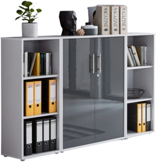 moebel-dich-auf Aktenschrank OFFICE EDITION (Set 2, abschließbar, Metallgriffen) Made in Germany