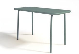 Vente-unique - Gartentisch für Kinder - Metall - Hellgrün - POPAYAN von MYLIA