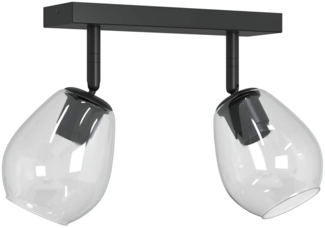 vidaXL Deckenlampen mit Verstellbarem Glasschirm Anthrazit E27 42001219