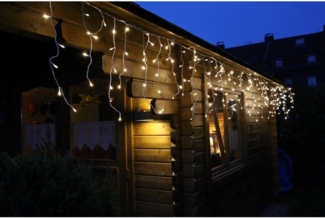LED Eisregen-Lichterkette 480 LEDs, warmweiß
