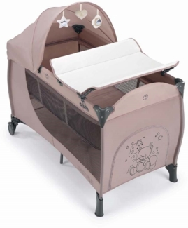 Baby Reisebett Daily Plus | für 0-36 Monate | Kinderreisebett inklusive Wickelunterlage und Transporttasche