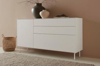 LeGer Home by Lena Gercke Sideboard Essentials, Breite: 167cm, MDF lackiert, Push-to-open-Funktion