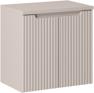 NOVA CASHMERE Badmöbel-Set 60 cm mit Tischplatte (40x60cm), Kaschmir matt