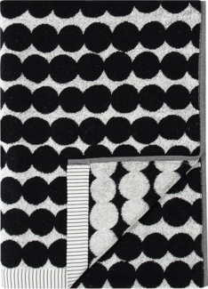 Marimekko Handtuch RÄSYMATTO Gästehandtuch, Baumwolle, schwarz/weiß - 30X50 cm, 100% Baumwolle frottee
