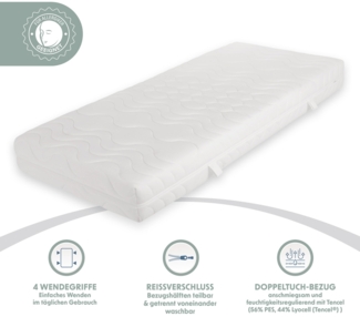 HOME DELUXE Matratze EMOTION TOP - 100x200 cm, H2