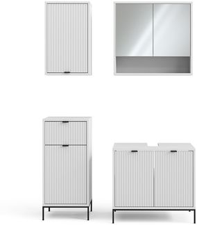 Badmöbel-Set Eliza Weiß 4 Teile Vicco