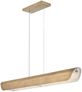 Hinkley Arco Linear LED-Pendelleuchte Messing