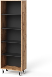 Vicco Bücherregal Eiche Wotan 60x186.6 cm, Amber