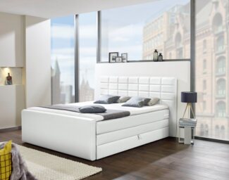 INOSIGN Boxspringbett Lethbridge, inkl. Bettkasten und Topper, zwei Matratzenarten in H2