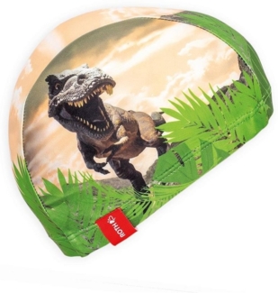 Roth Badekappe Tyrannosaurus, 21x19 cm, schnell trocknend, für Schwimmunterricht, Dinosaurier