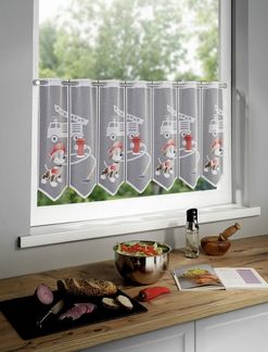 Neusser Collection Lamellenpanneau Oliver handcoloriert bunt, 50x140 cm