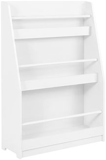 SoBuy KMB45-W Nachttisch, MDF, Lackiert, Weiß, 35 x 60 x 20 cm