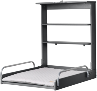 roba Wandwickelregal & Wickelauflage 'roba Style' grau - Wickelregal klappbar & platzsparend - Anthrazit