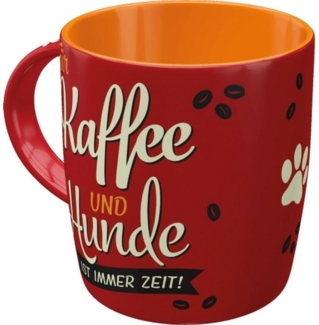 Nostalgic-Art Tasse Kaffeetasse - PfotenSchild - Kaffee & Hunde