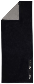 Delindo Lifestyle Saunatuch WELLNESS, XXL Frottee, für Damen und Herren, Baumwolle, 80x200 cm, (1-St)